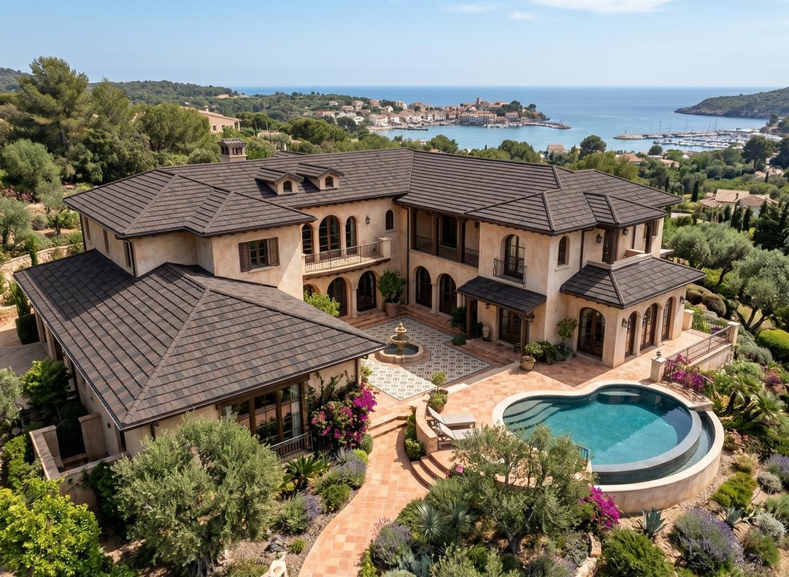 stone coated metal roofing tile