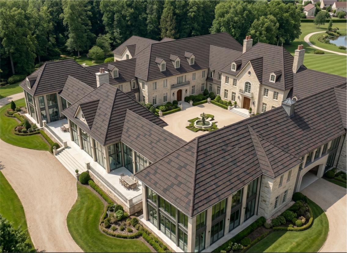 stone coated metal roofing tile