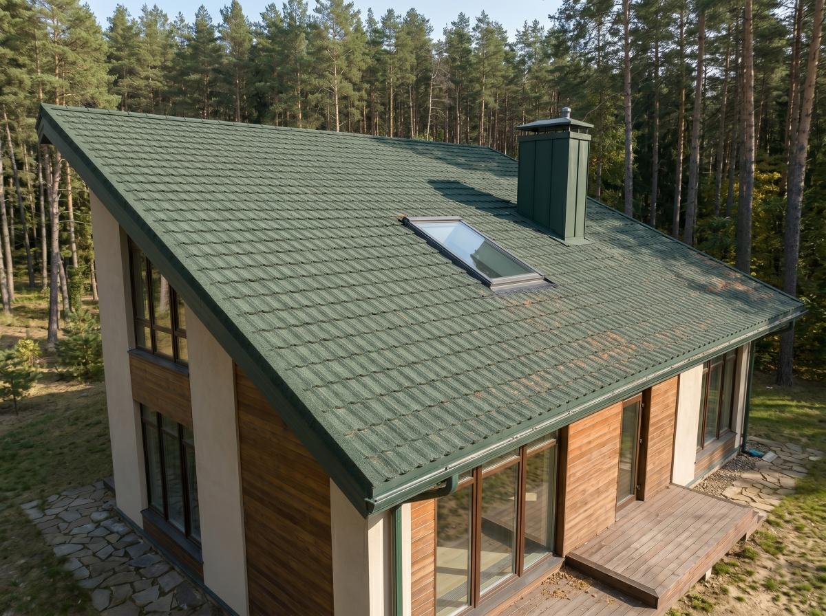 stone coated metal roofing tile