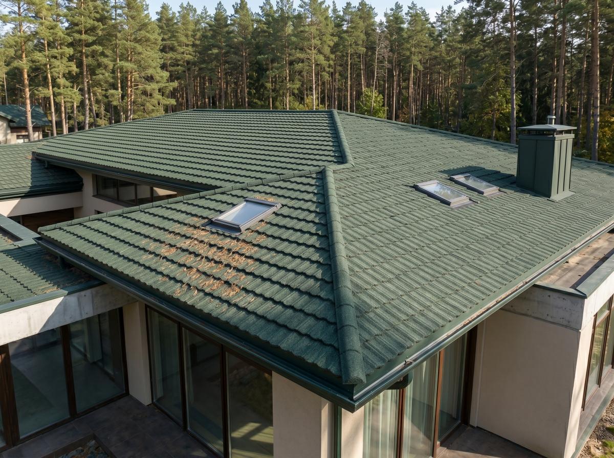 stone coated metal roofing tile
