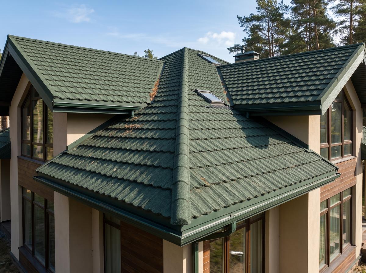 stone coated metal roofing tile