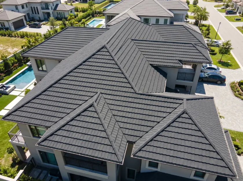 global supply chain ensuring timely delivery of roofing materials