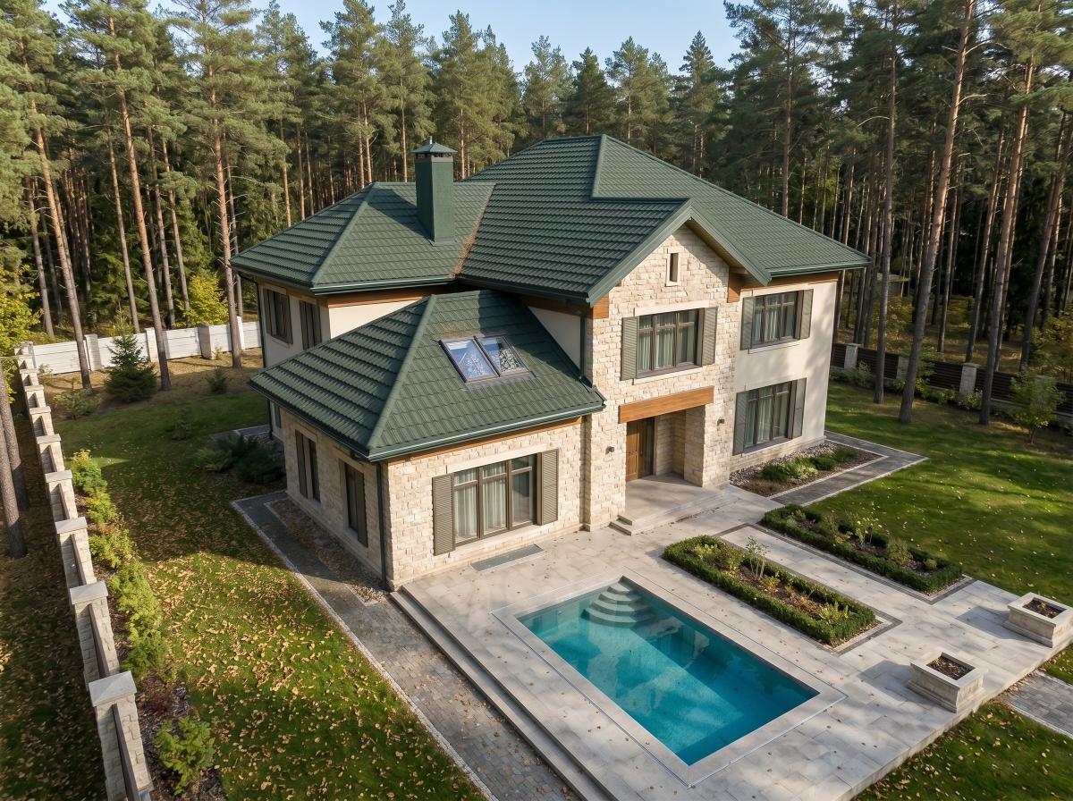 stone coated metal roofing tile
