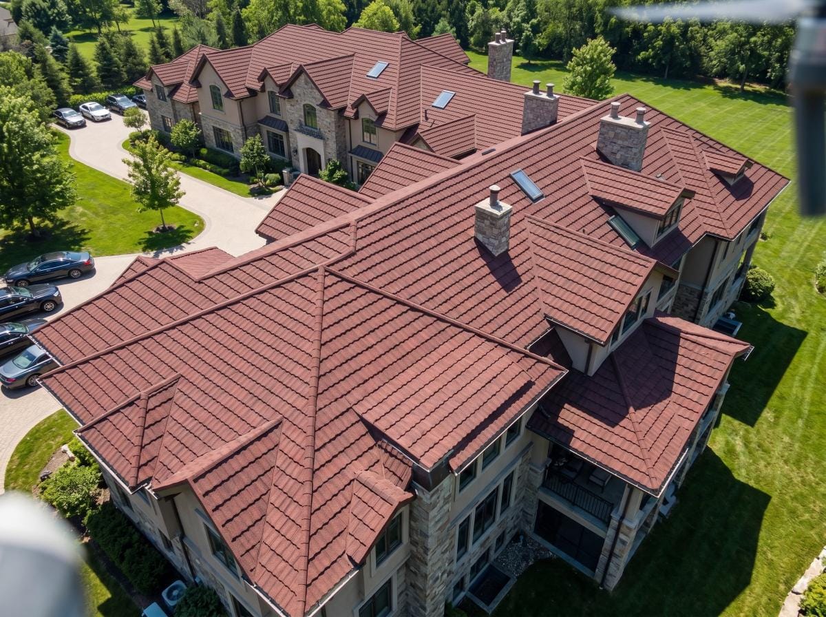 stone coated metal tiles