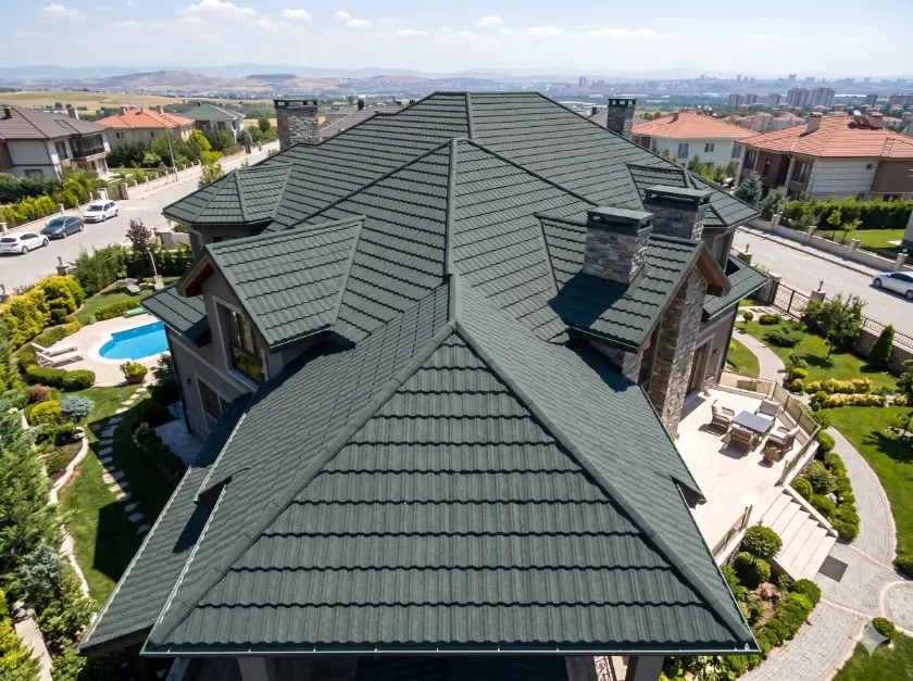 the advantage of non-porous roofing materials in rainy climates