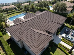 modernizing a luxury villa in Tanzania with stone coated bond tiles