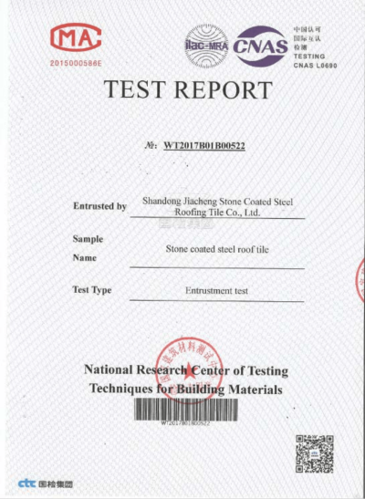 test report